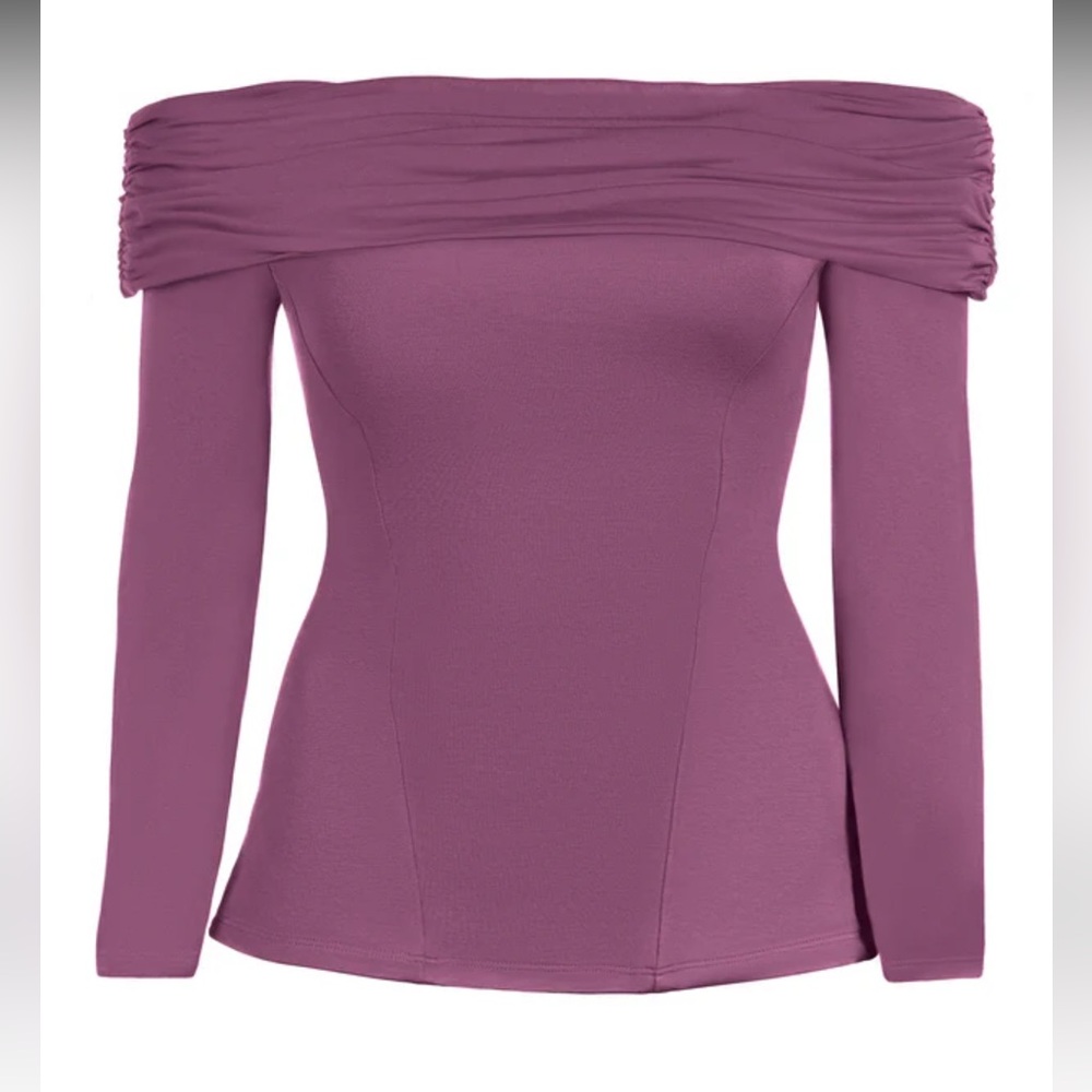 TA3 Shapey Off Shoulder Top